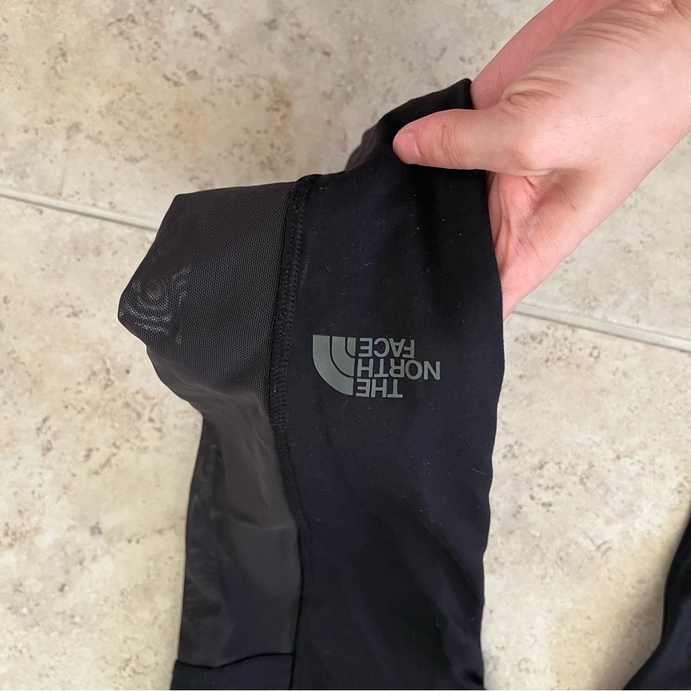 The North Face Women's Black Mesh Pocketed Work Out Yoga Casual Jogging Leggings - Picture 4 of 7